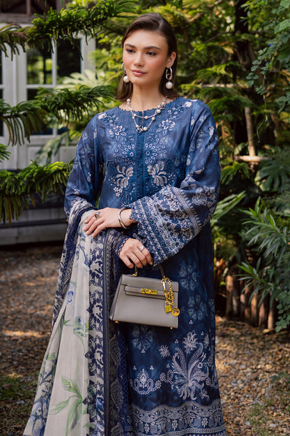 NUREH | GARDENIA - EMBROIDRED & PRINTED LAWN DORIA | NSG-213