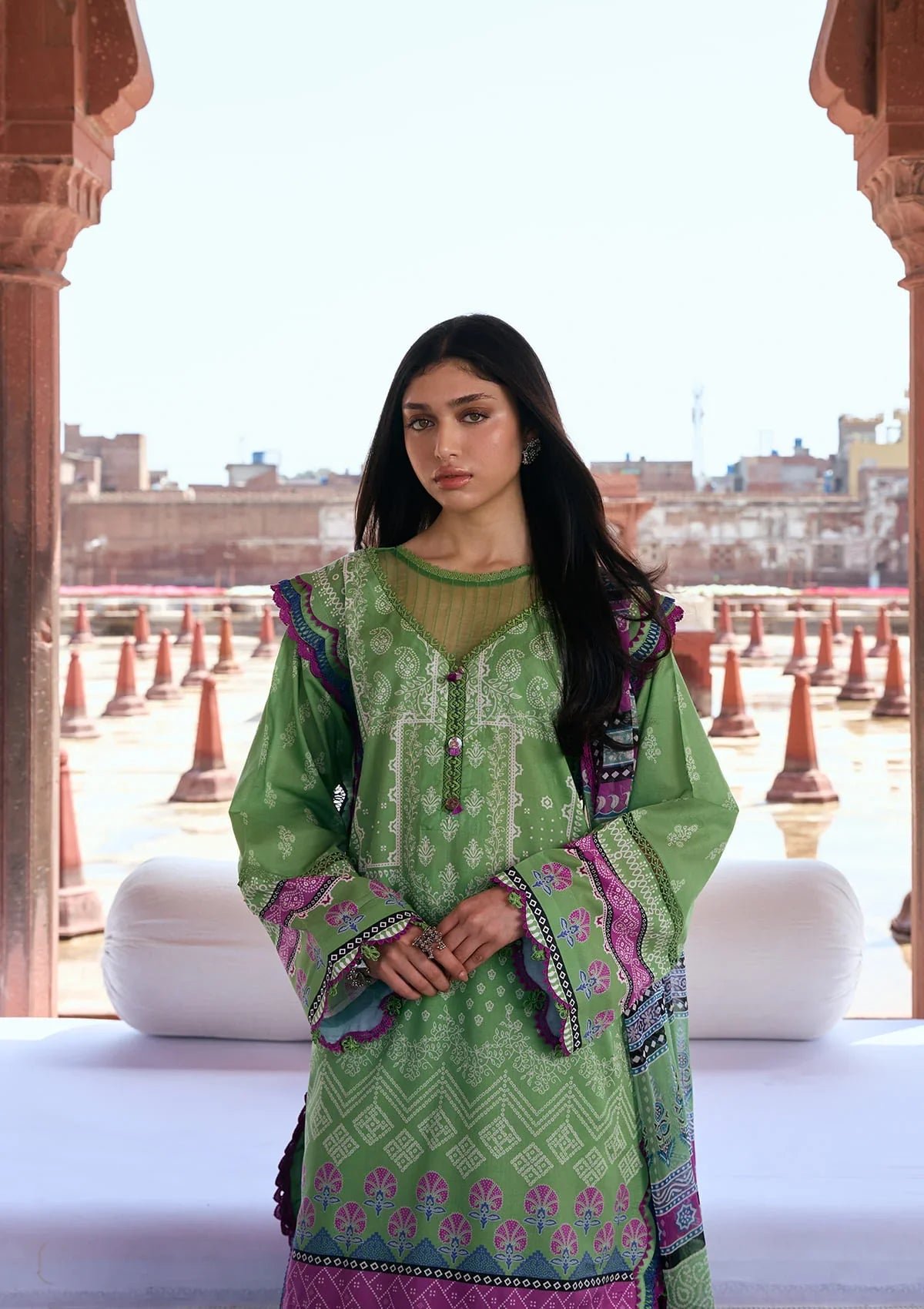Kahf | Aangan Prints Chiffon '26 | Rumi