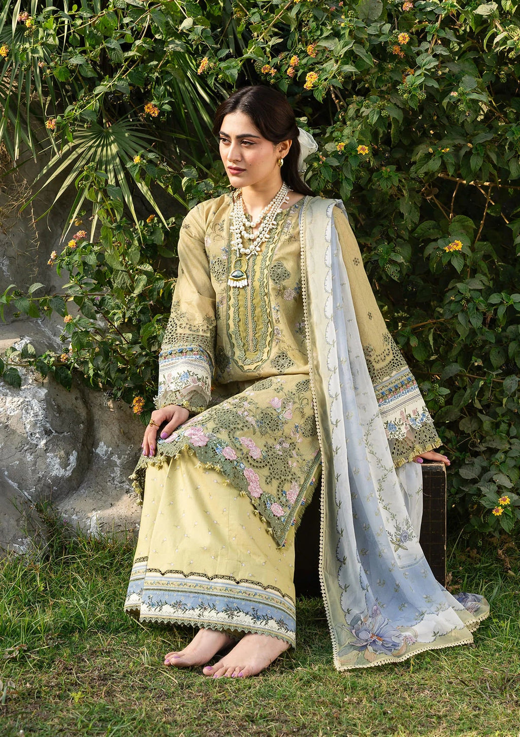 Elaf | Chikankari Prints 26 | Menah