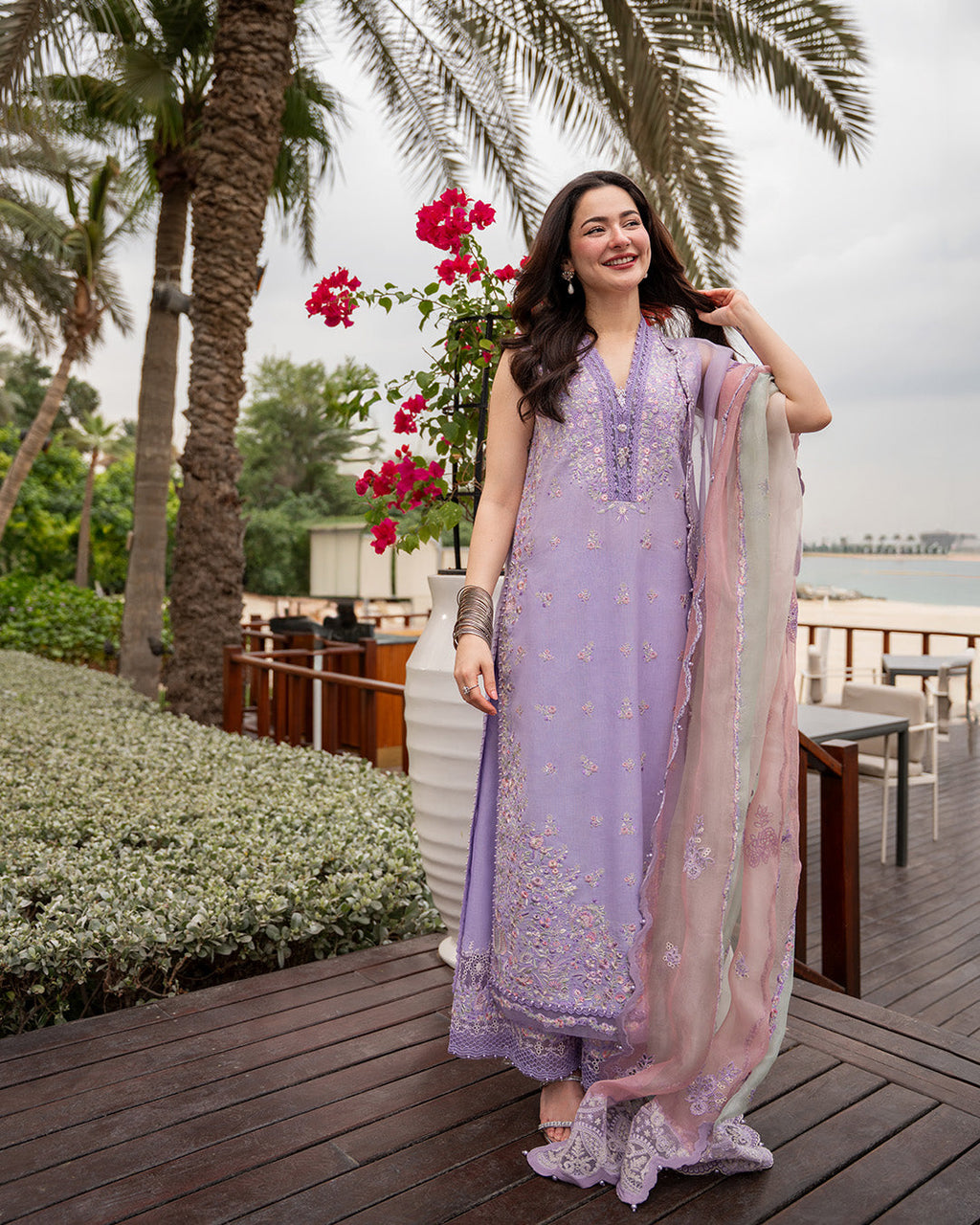Faiza Saqlain | Aya Luxury Lawn '26 | Suela