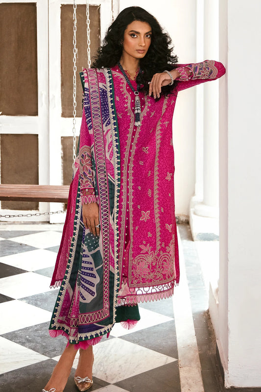 Jazmin | Iris Eid Lawn 23 | BRIGHT FUCHSIA