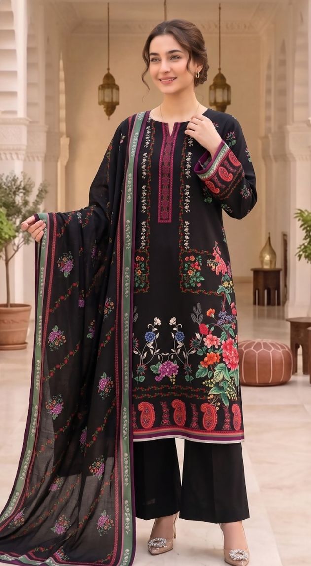 Fatima Maryam | Eshmaal Printed Lawn | FM-E-30
