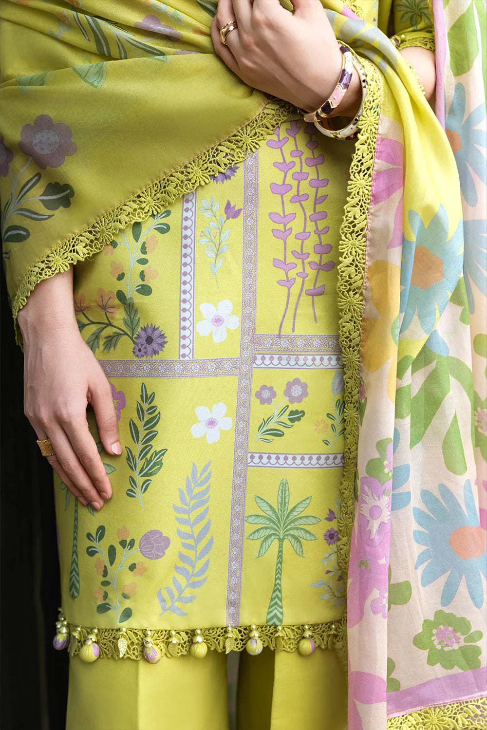 Naqsh | The Breeze Edit Lawn | Honey Glow