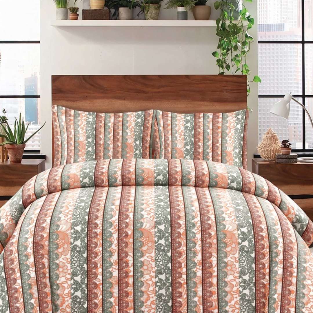 Zainab Fatima | King Size Bed Sheet Set | ZF-BED-30