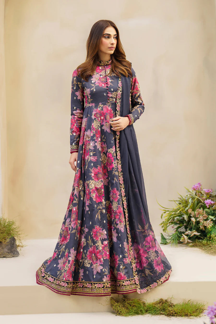 IZNIK | EMBROIDERED LAWN | SFL-12