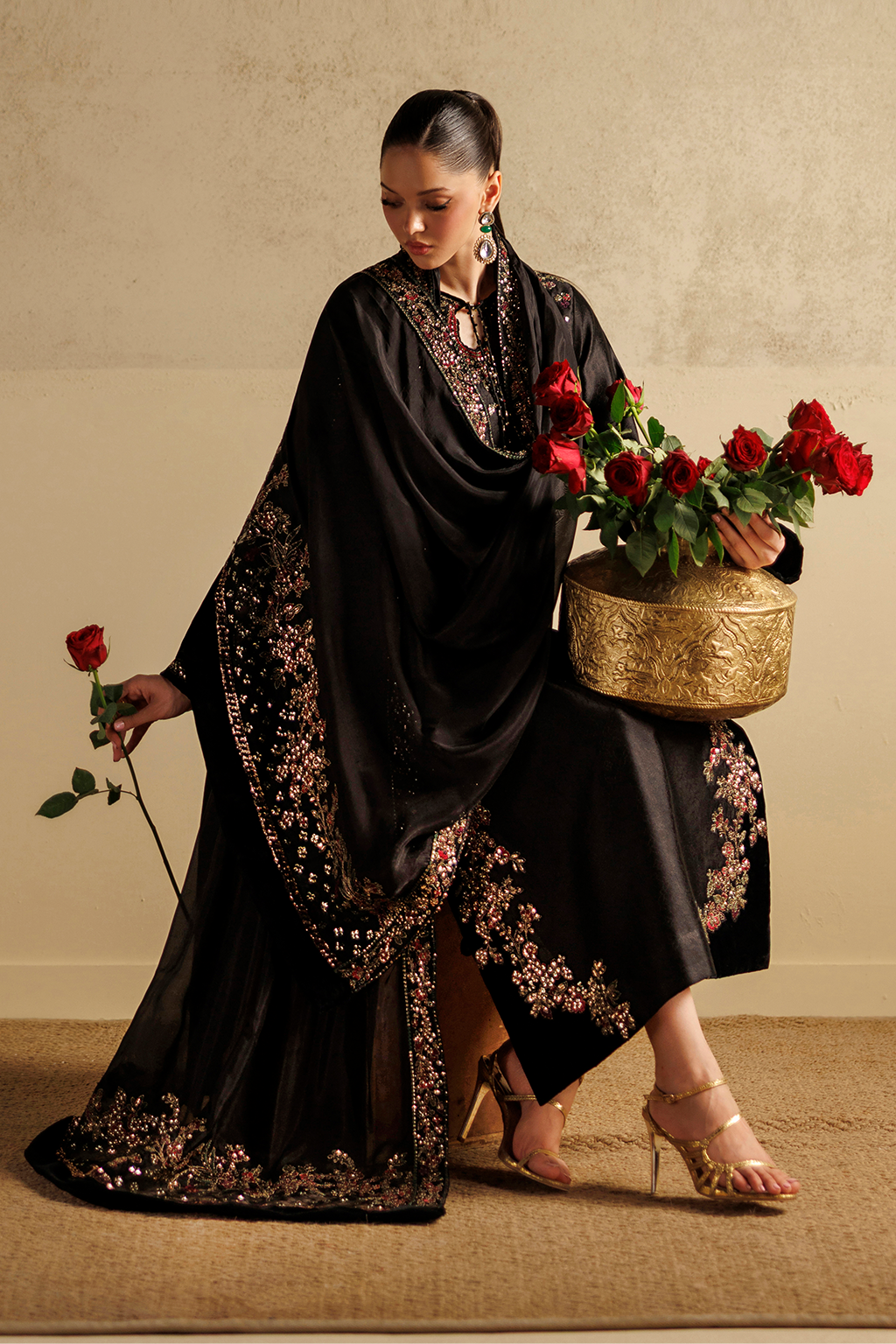 Iznik | Formals 26 Dyed Textured Sheesha Silk | UE-737