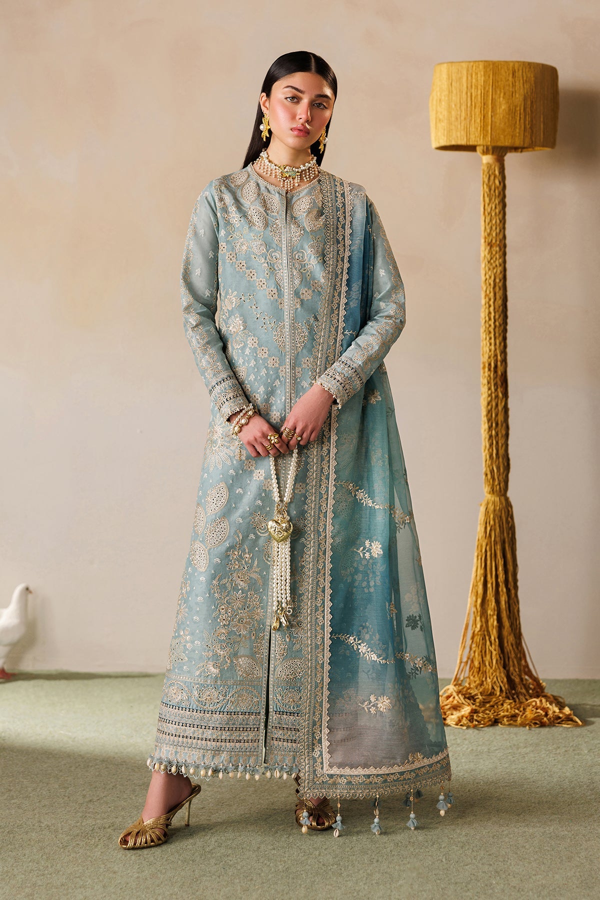 BAROQUE |EMBROIDERED LAWN | EL26-D01