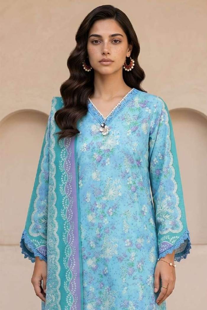 Zellbury | 3 Pc Printed Lawn | 38113