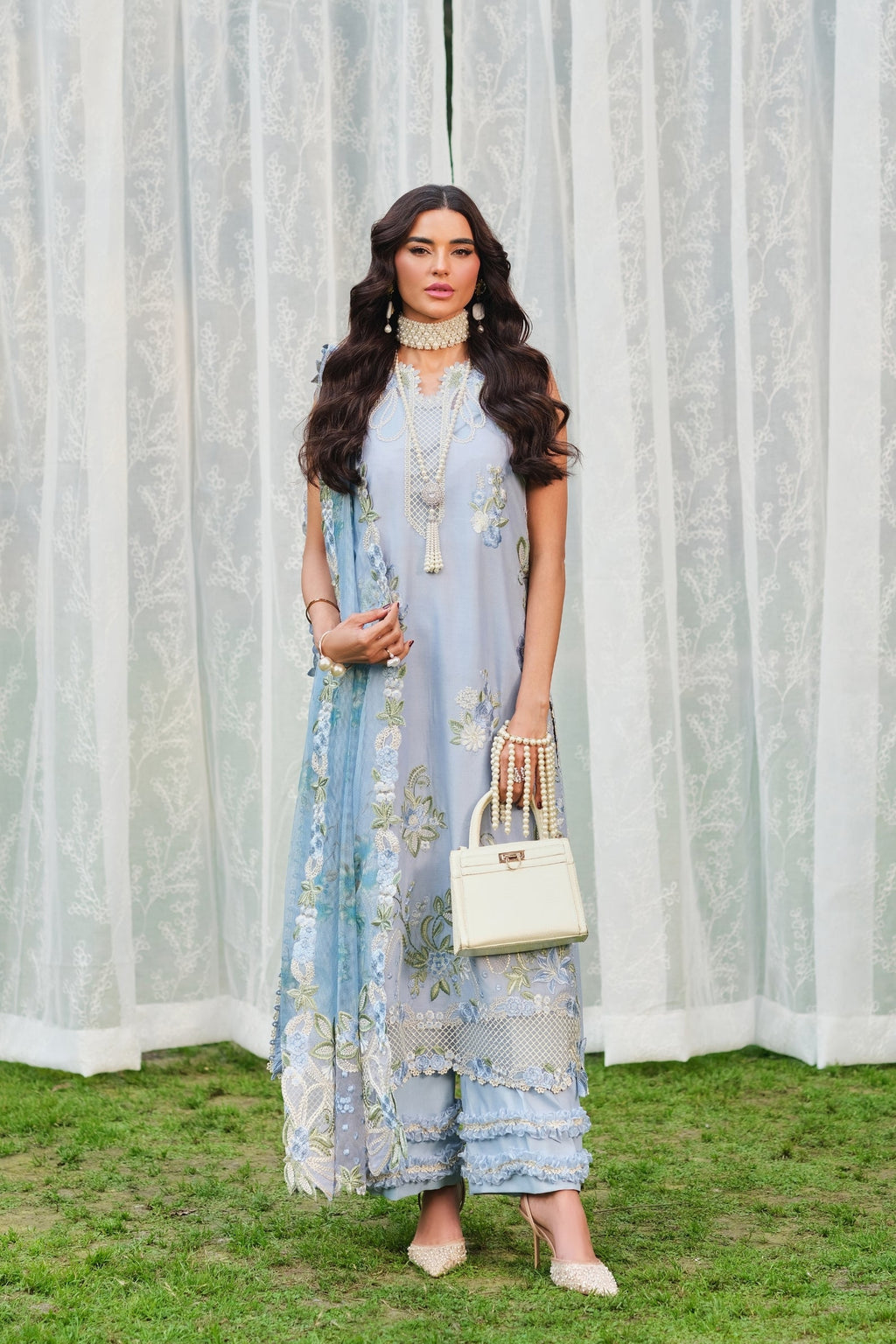 Maryam Hussain | Luxury Lawn '26 | Frost