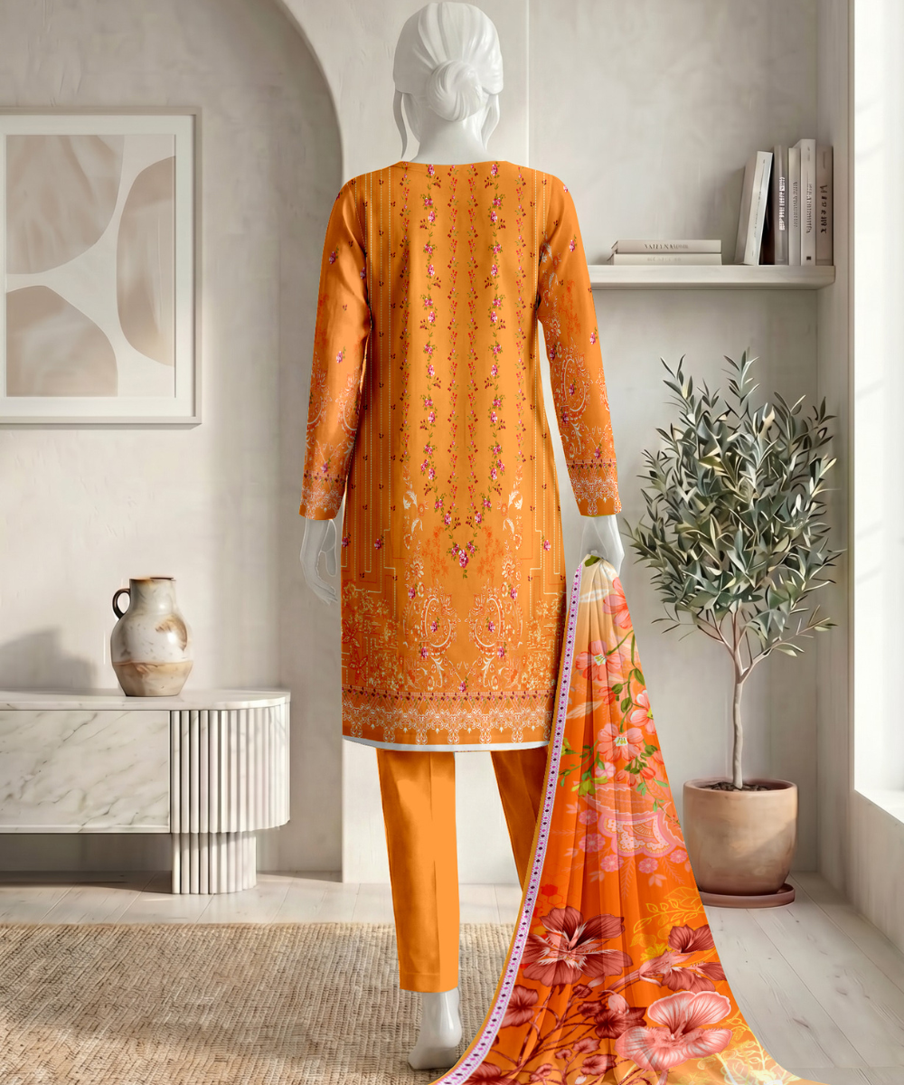 Bin Ameer | Signature 3PC Printed Lawn | D05