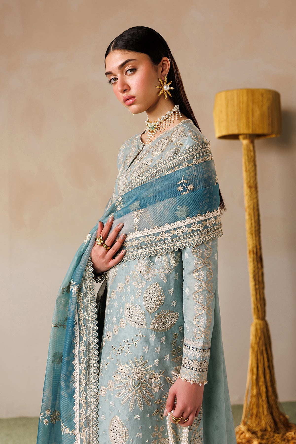 BAROQUE |EMBROIDERED LAWN | EL26-D01