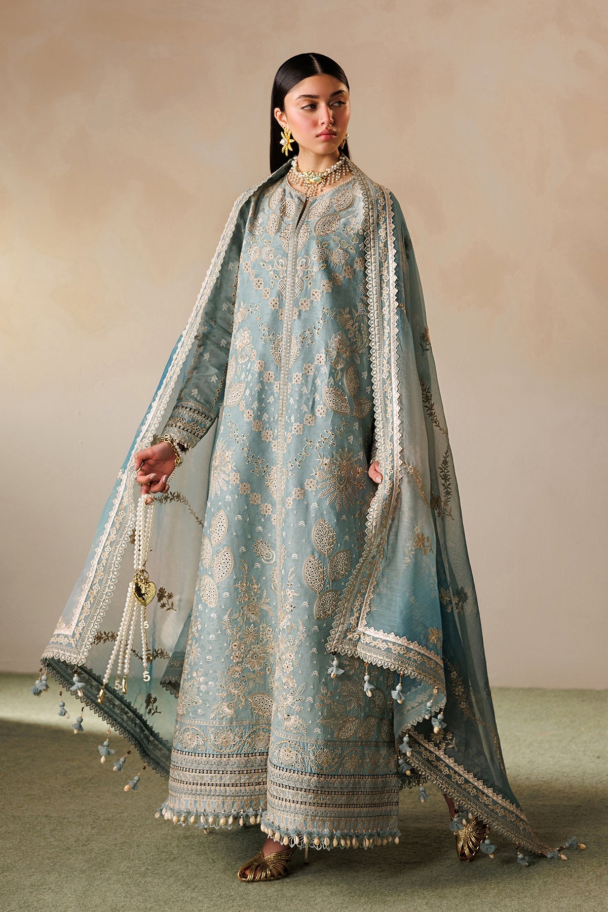 BAROQUE |EMBROIDERED LAWN | EL26-D01