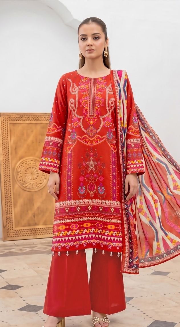 Fatima Maryam | Eshmaal Printed Lawn | FM-E-34