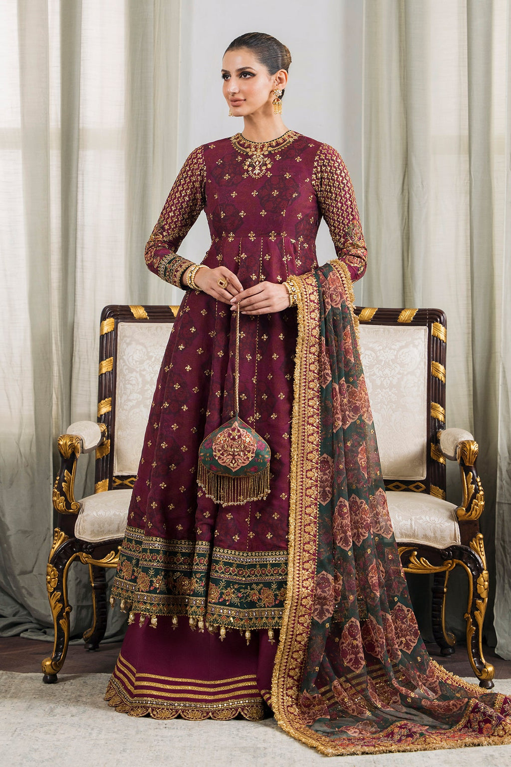 Baroque | EMBROIDERED CHIFFON | CH12-03
