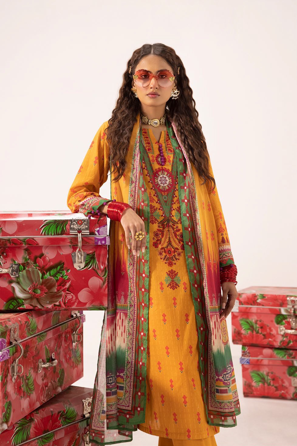 GulAhmed | Printed Lawn | GA-07