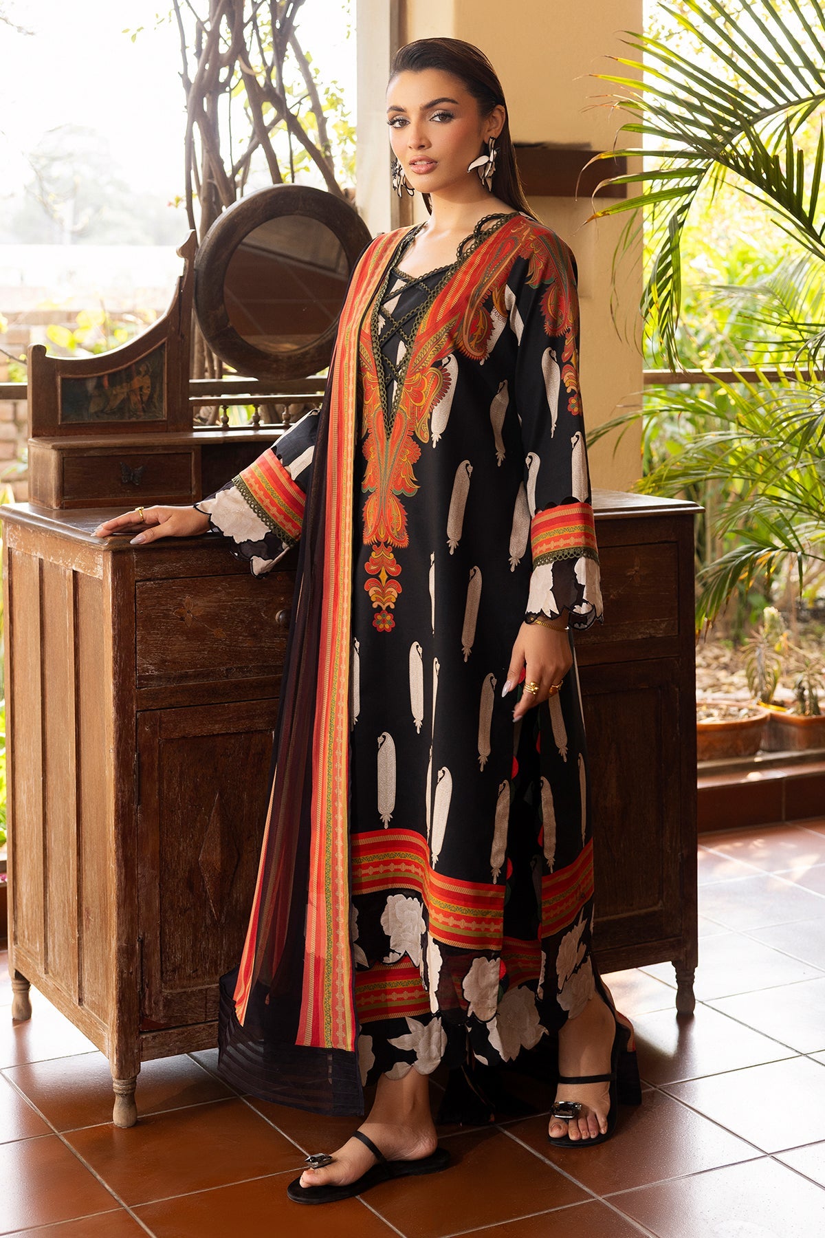 Charizma | C- Prints 3-PC Unstitched Lawn | CP6-04