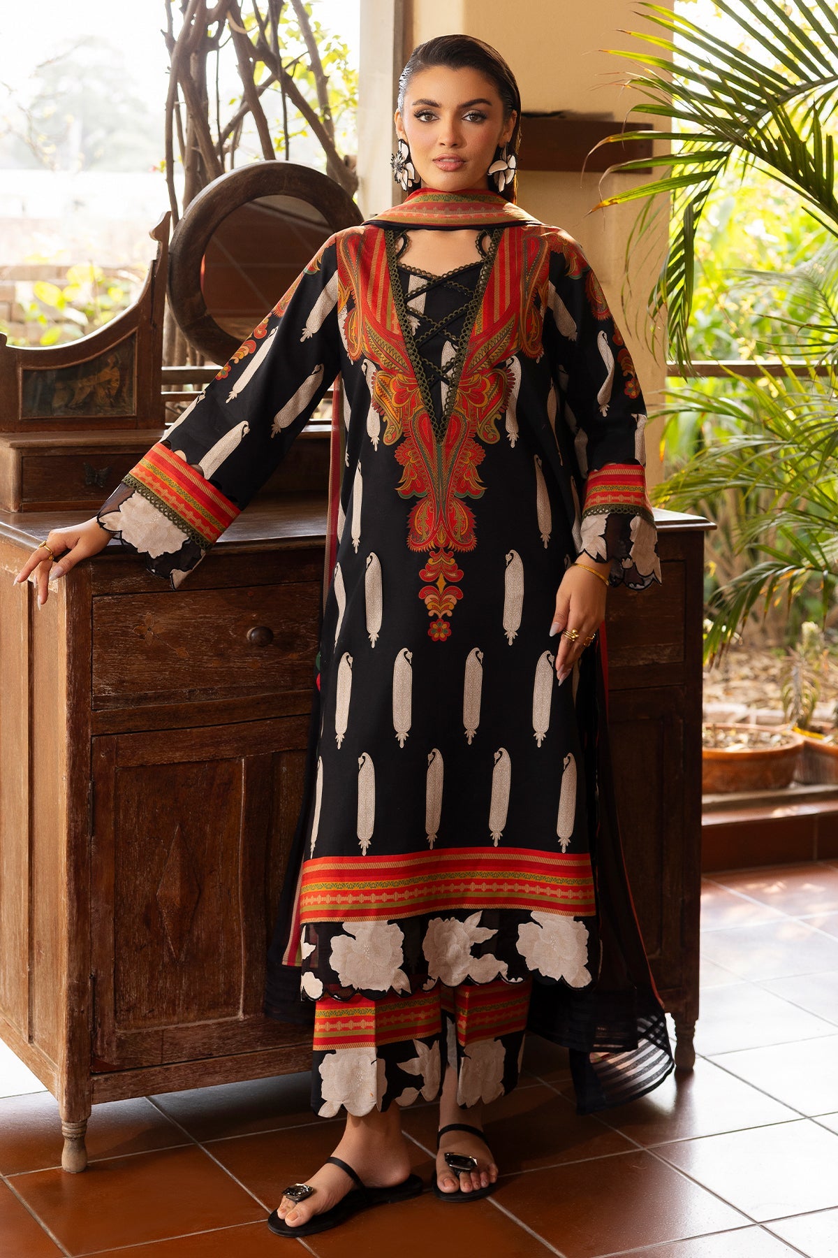Charizma | C- Prints 3-PC Unstitched Lawn | CP6-04
