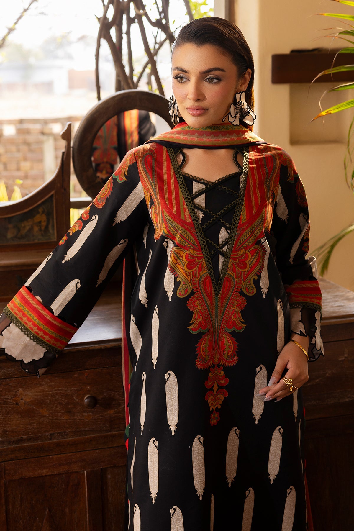 Charizma | C- Prints 3-PC Unstitched Lawn | CP6-04