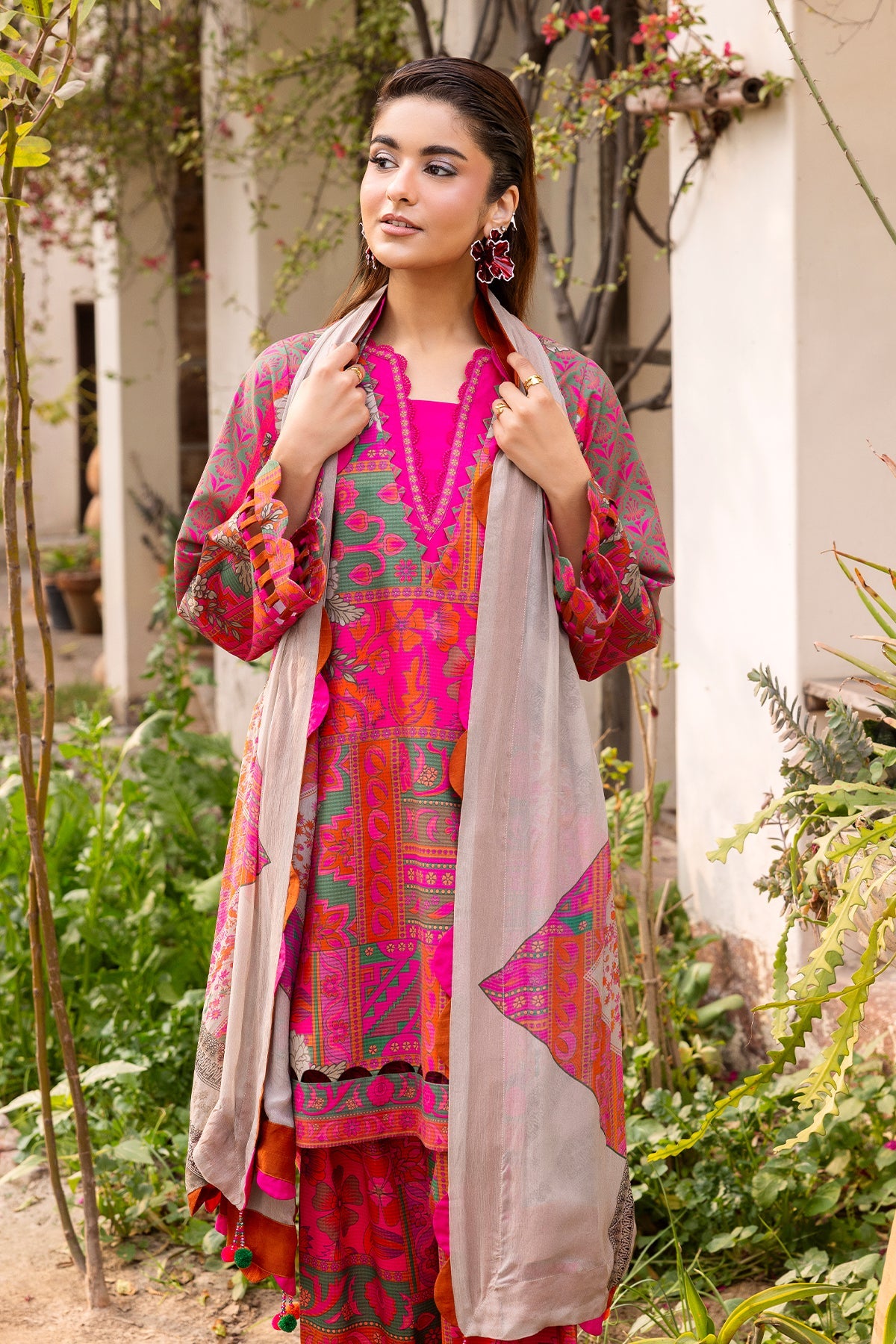 Charizma | C- Prints 3-PC Unstitched Lawn | CP6-02