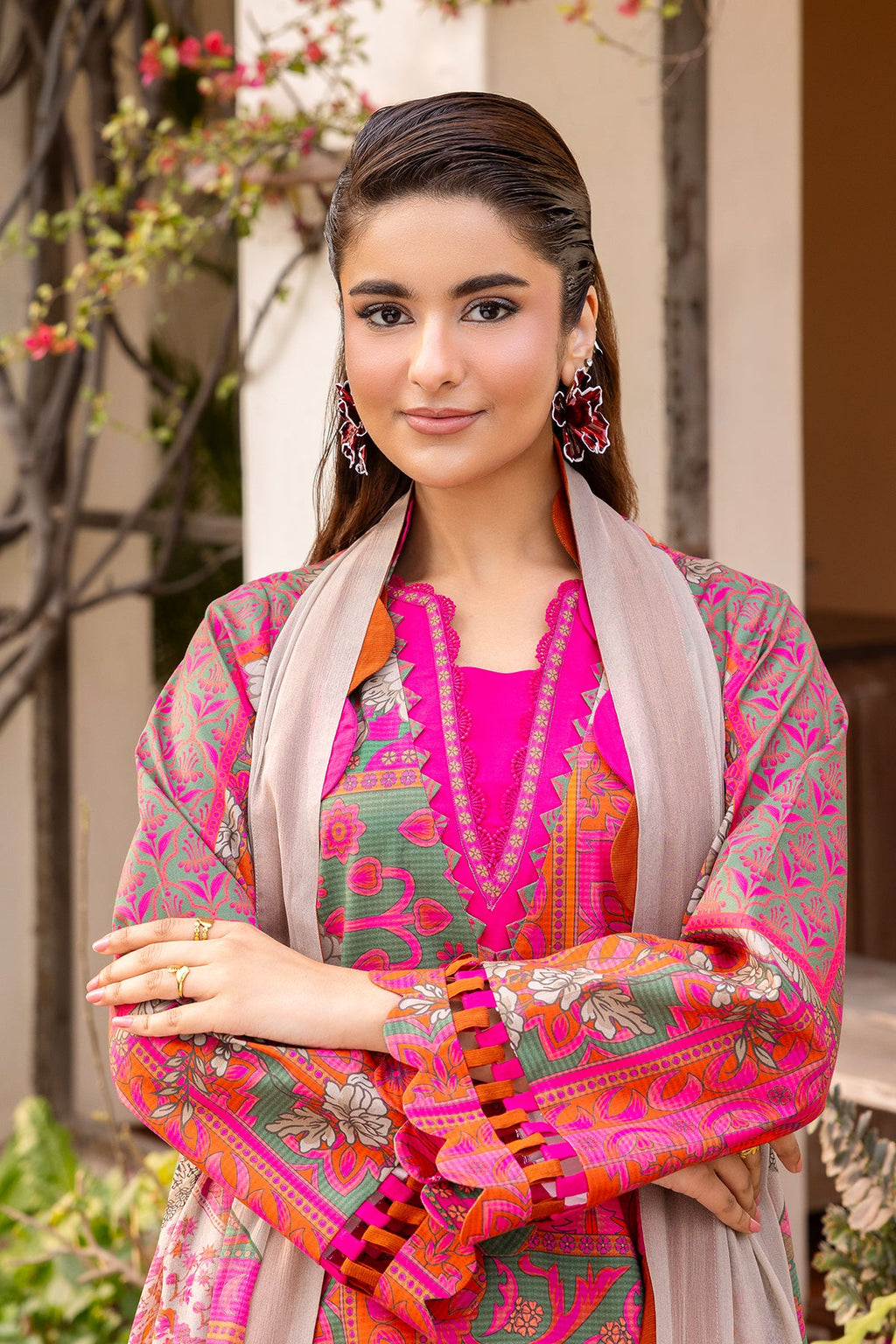 Charizma | C- Prints 3-PC Unstitched Lawn | CP6-02