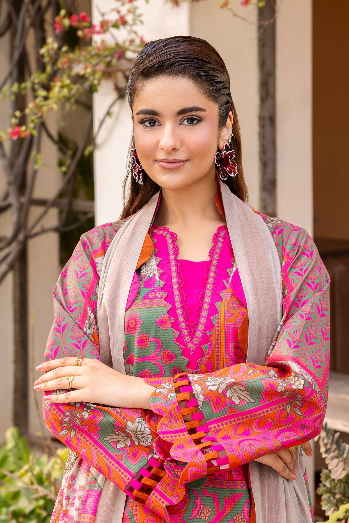 Charizma | C- Prints 3-PC Unstitched Lawn | CP6-02