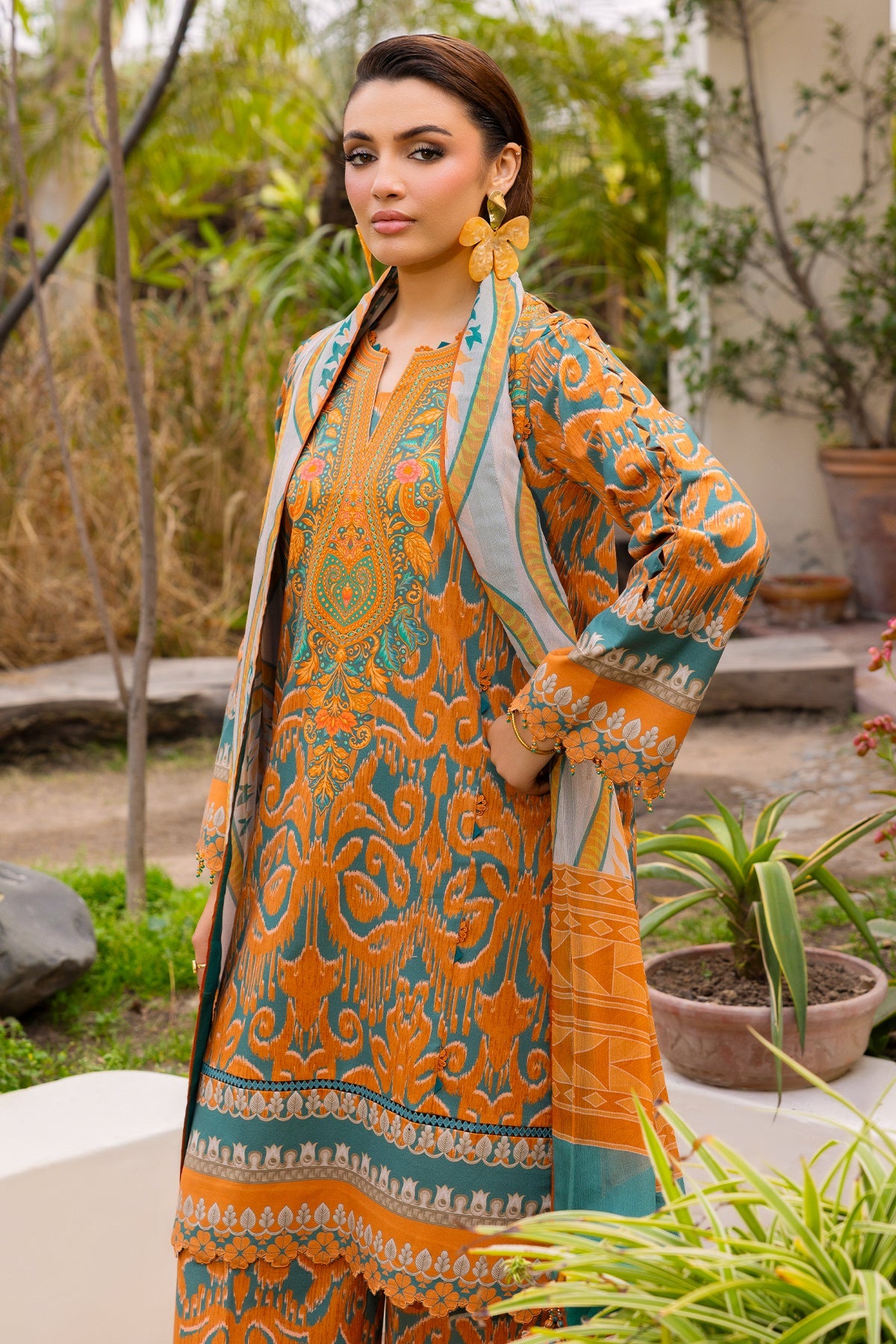 Charizma | C- Prints 3-PC Unstitched Lawn | CP6-05