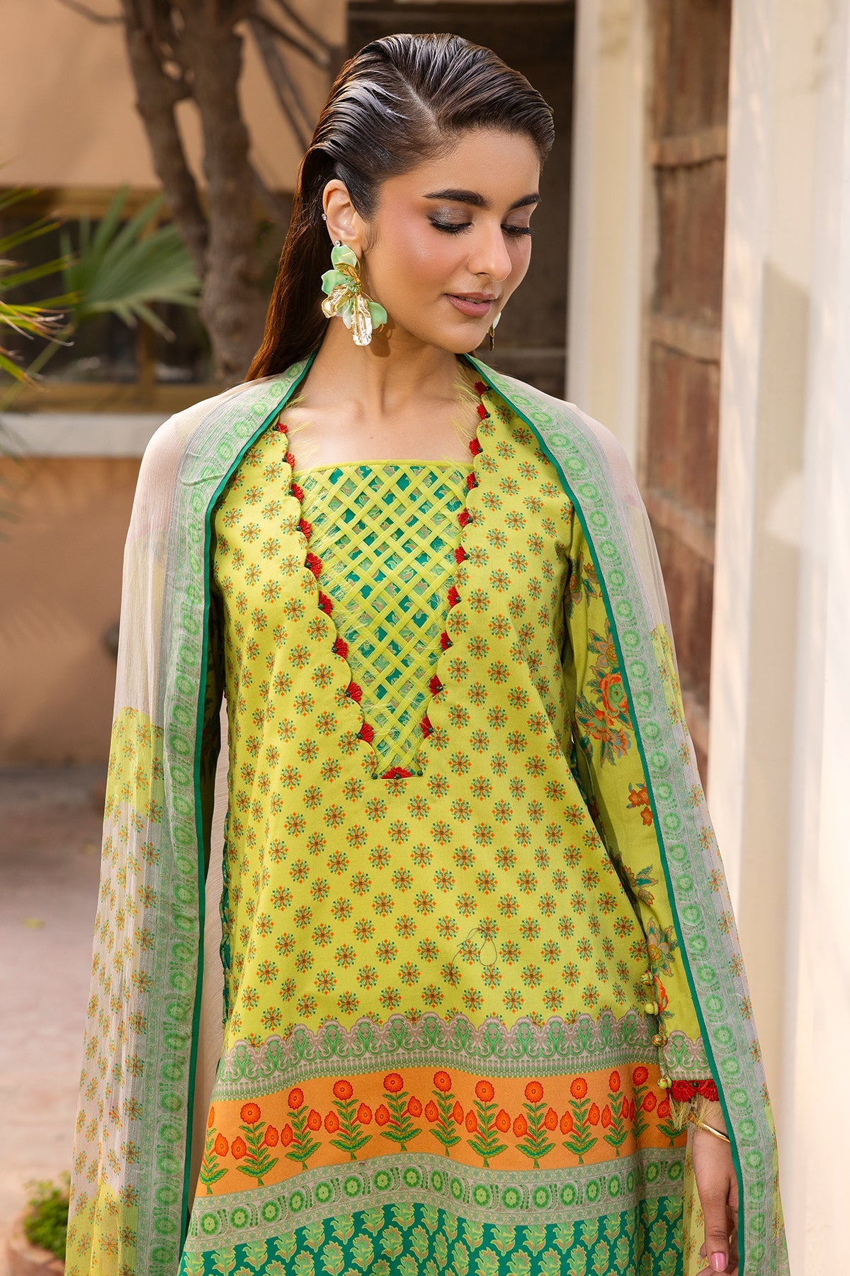 Charizma | C- Prints 3-PC Unstitched Lawn | CP6-08