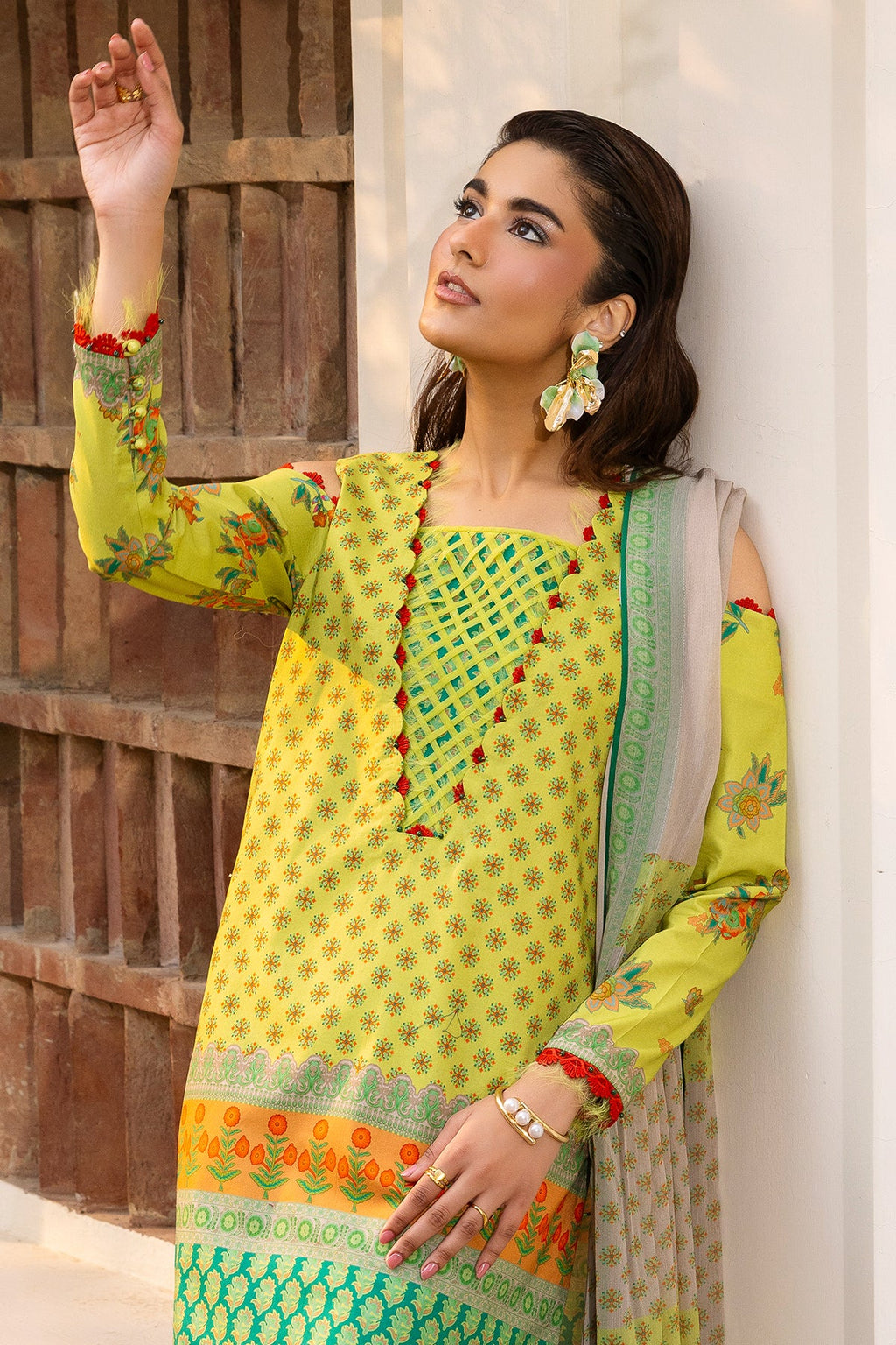 Charizma | C- Prints 3-PC Unstitched Lawn | CP6-08
