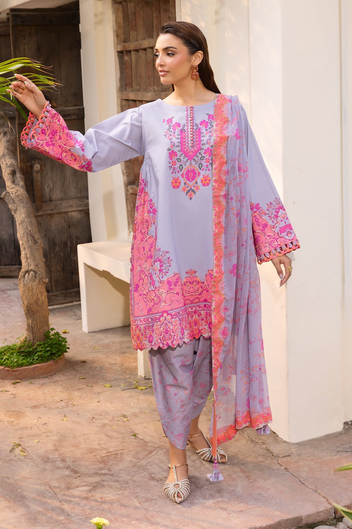 Charizma | C- Prints 3-PC Unstitched Lawn | CP6-06