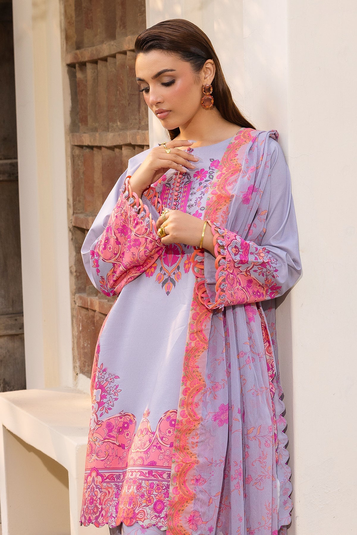 Charizma | C- Prints 3-PC Unstitched Lawn | CP6-06