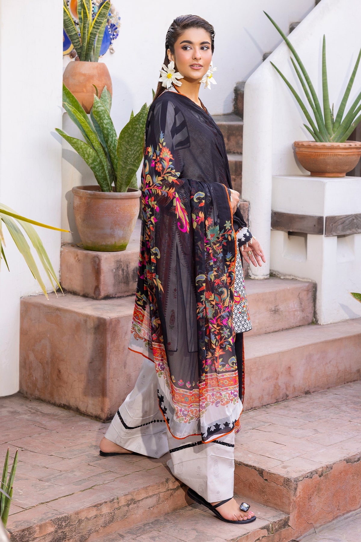 Charizma | C- Prints 3-PC Unstitched Lawn | CP6-07
