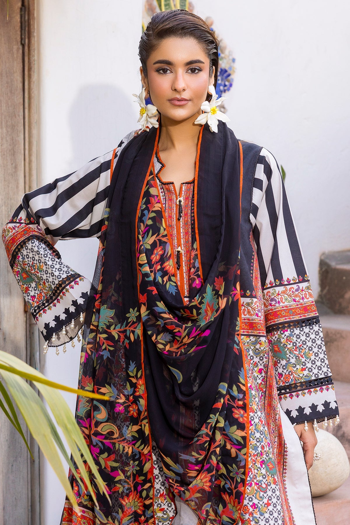 Charizma | C- Prints 3-PC Unstitched Lawn | CP6-07