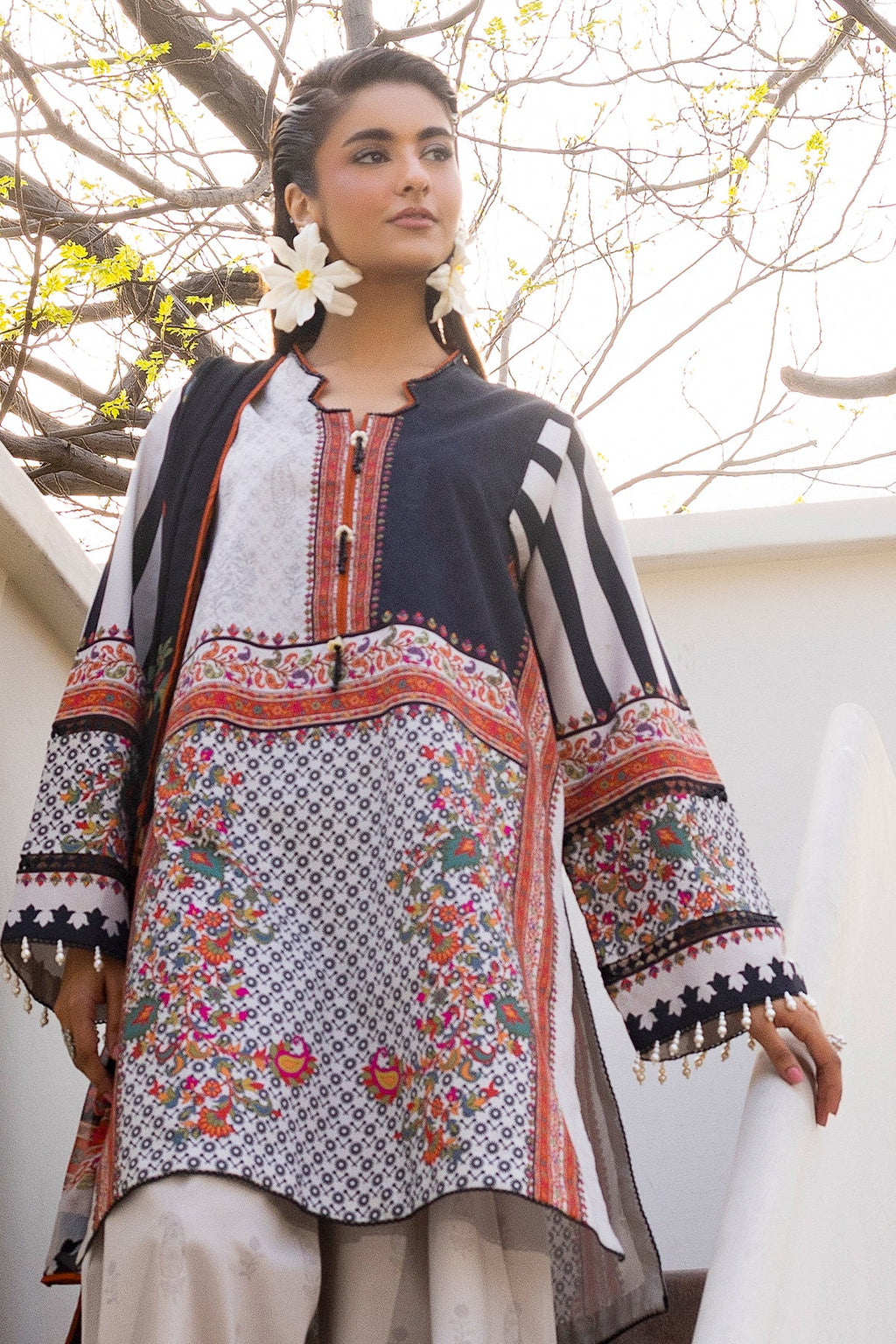 Charizma | C- Prints 3-PC Unstitched Lawn | CP6-07
