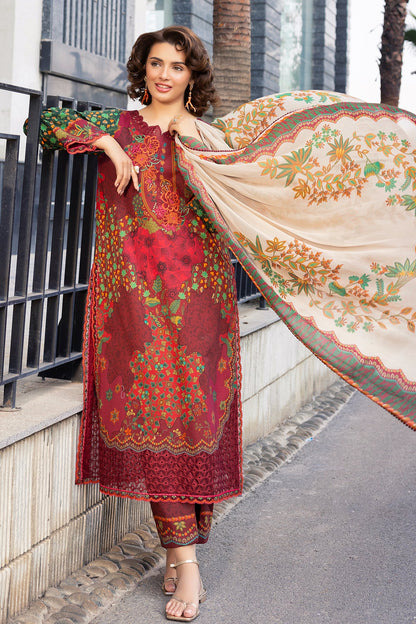 CHARIZMA | 3-PC Unstitched Embroidered Lawn Collection | AN6-06