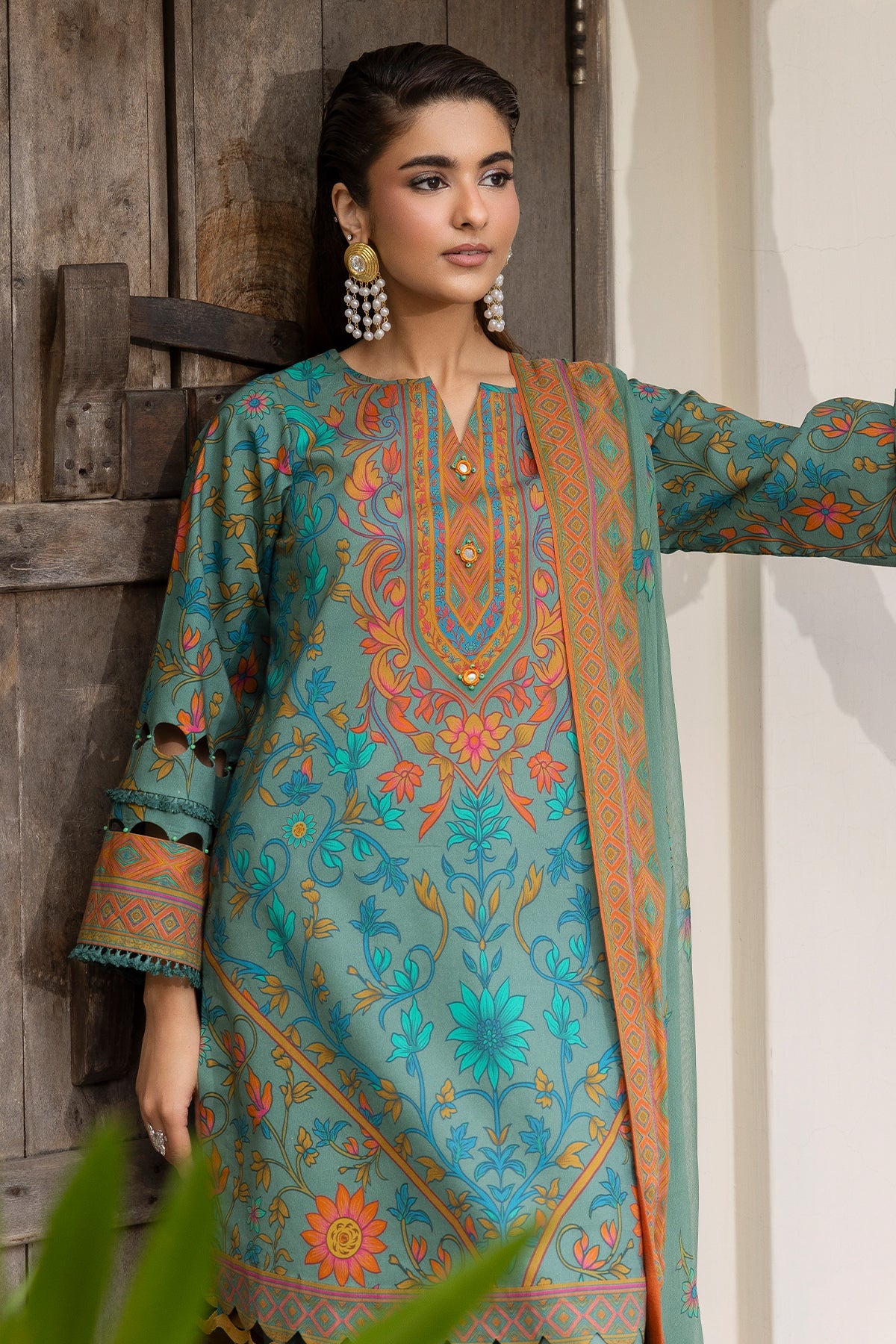 Charizma | C- Prints 3-PC Unstitched Lawn | CP6-03