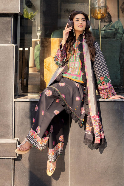 CHARIZMA | 3-PC Unstitched Embroidered Lawn Collection | AN6-04