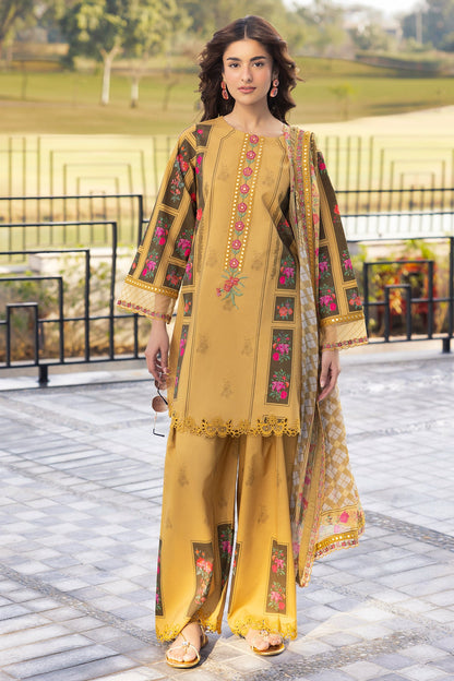 CHARIZMA | 3-PC Unstitched Embroidered Lawn Collection | AN6-03