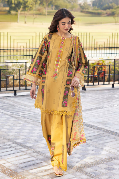 CHARIZMA | 3-PC Unstitched Embroidered Lawn Collection | AN6-03