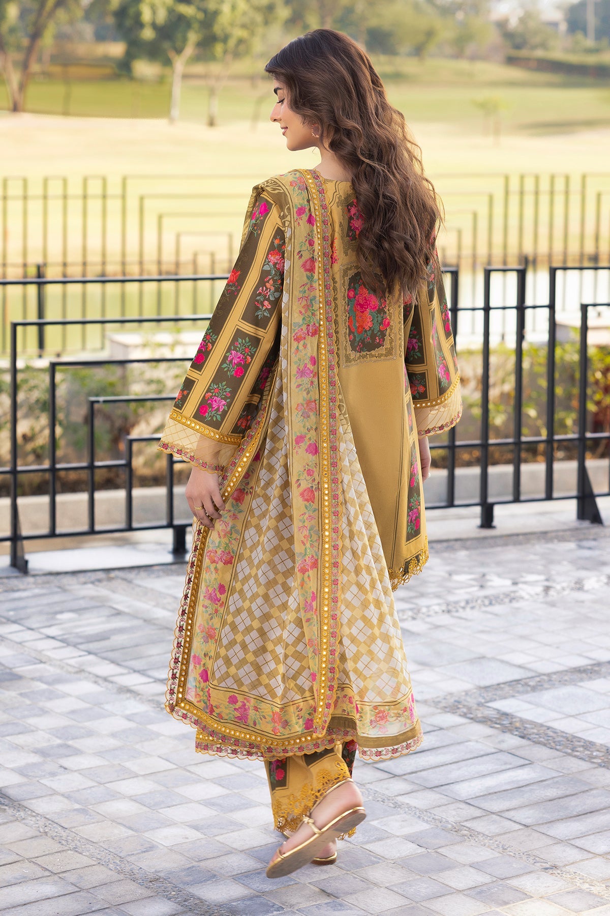 CHARIZMA | 3-PC Unstitched Embroidered Lawn Collection | AN6-03