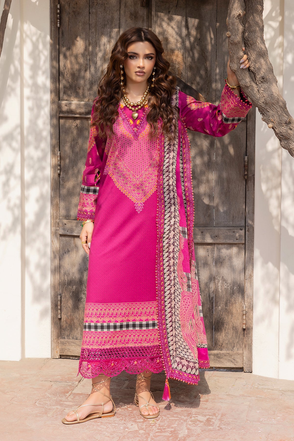 Charizma | Andaaz Unstitched Lawn VOL 1 | CAD6-01