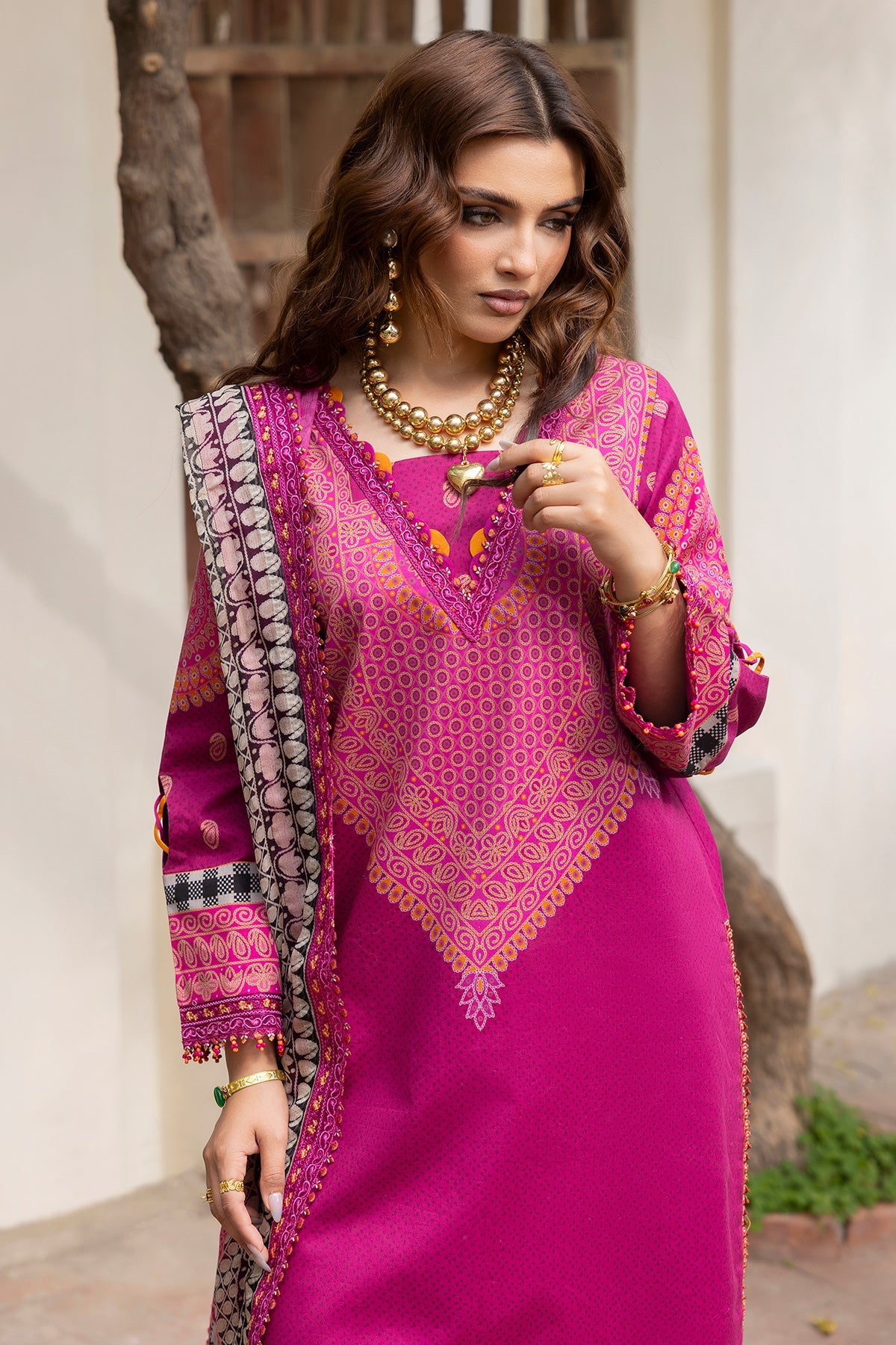 Charizma | Andaaz Unstitched Lawn VOL 1 | CAD6-01