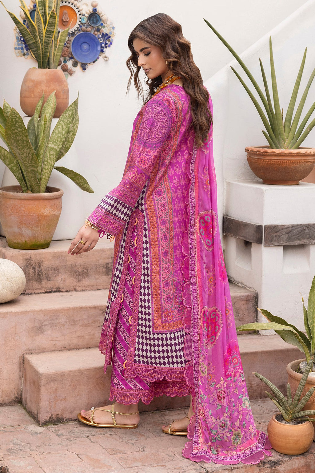Charizma | Andaaz Unstitched Lawn VOL 1 | CAD6-01