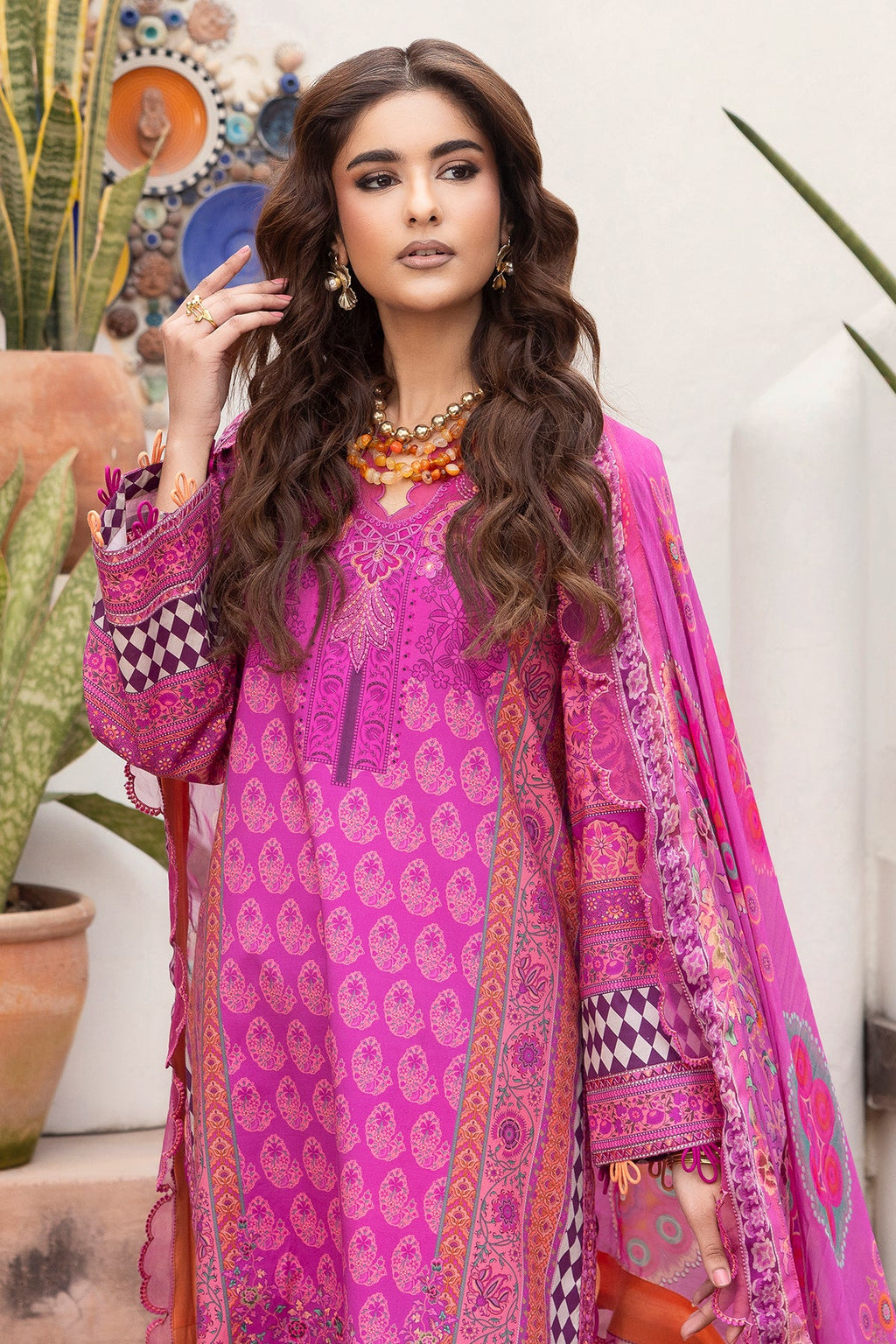 Charizma | Andaaz Unstitched Lawn VOL 1 | CAD6-09