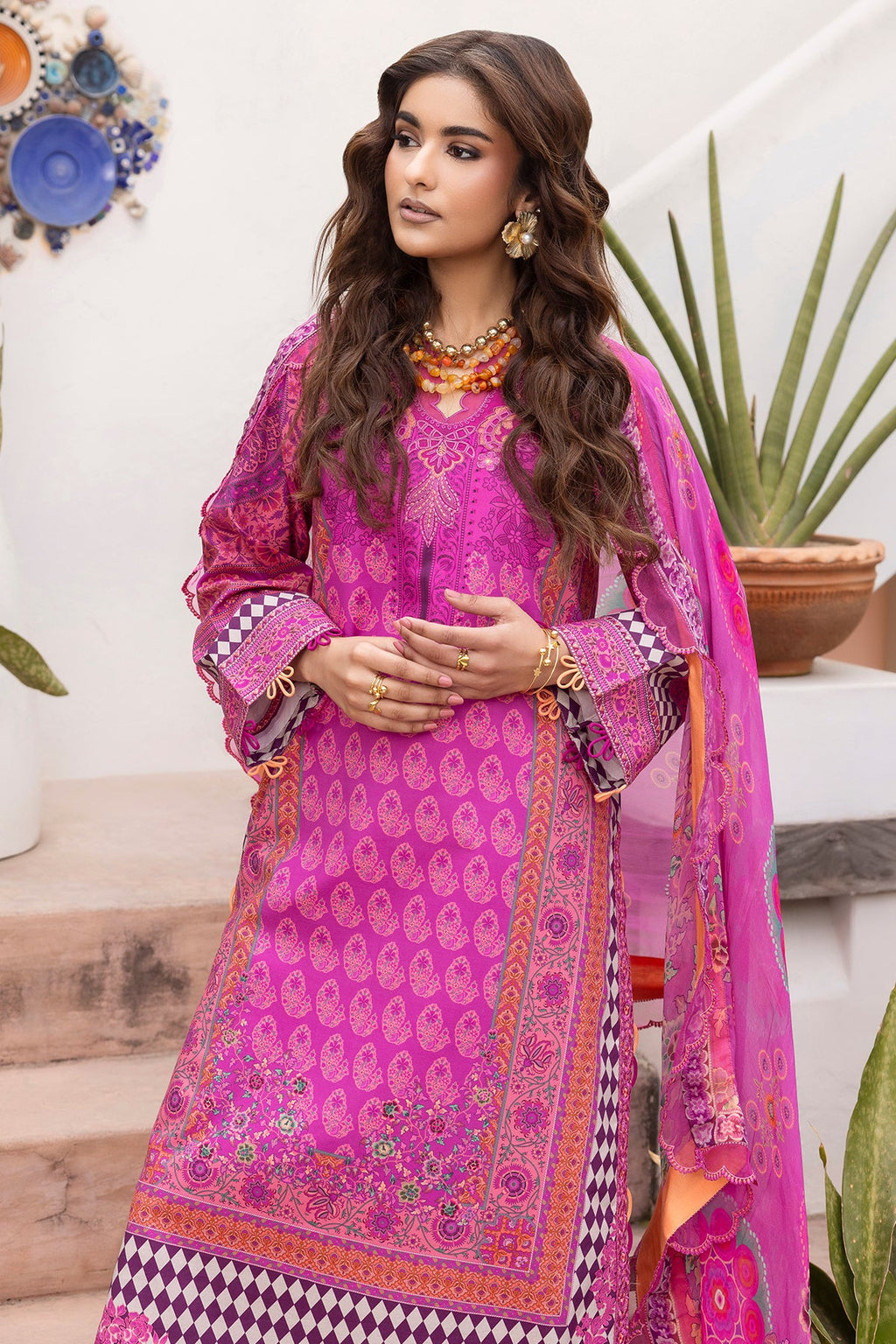 Charizma | Andaaz Unstitched Lawn VOL 1 | CAD6-01