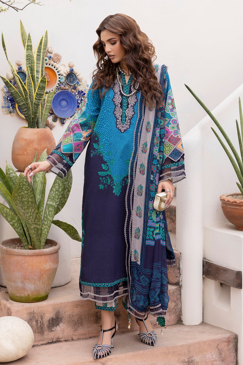 Charizma | Andaaz Unstitched Lawn VOL 1 | CAD6-03