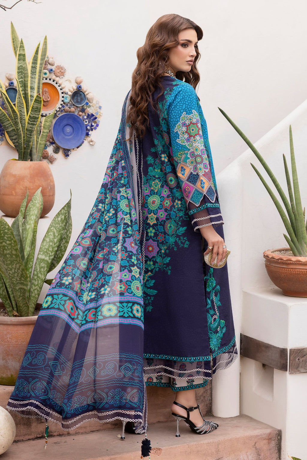 Charizma | Andaaz Unstitched Lawn VOL 1 | CAD6-03