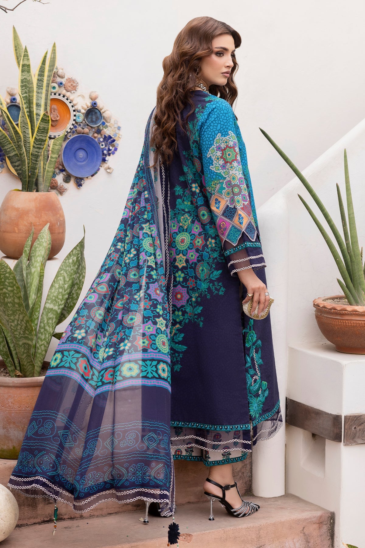 Charizma | Andaaz Unstitched Lawn VOL 1 | CAD6-03