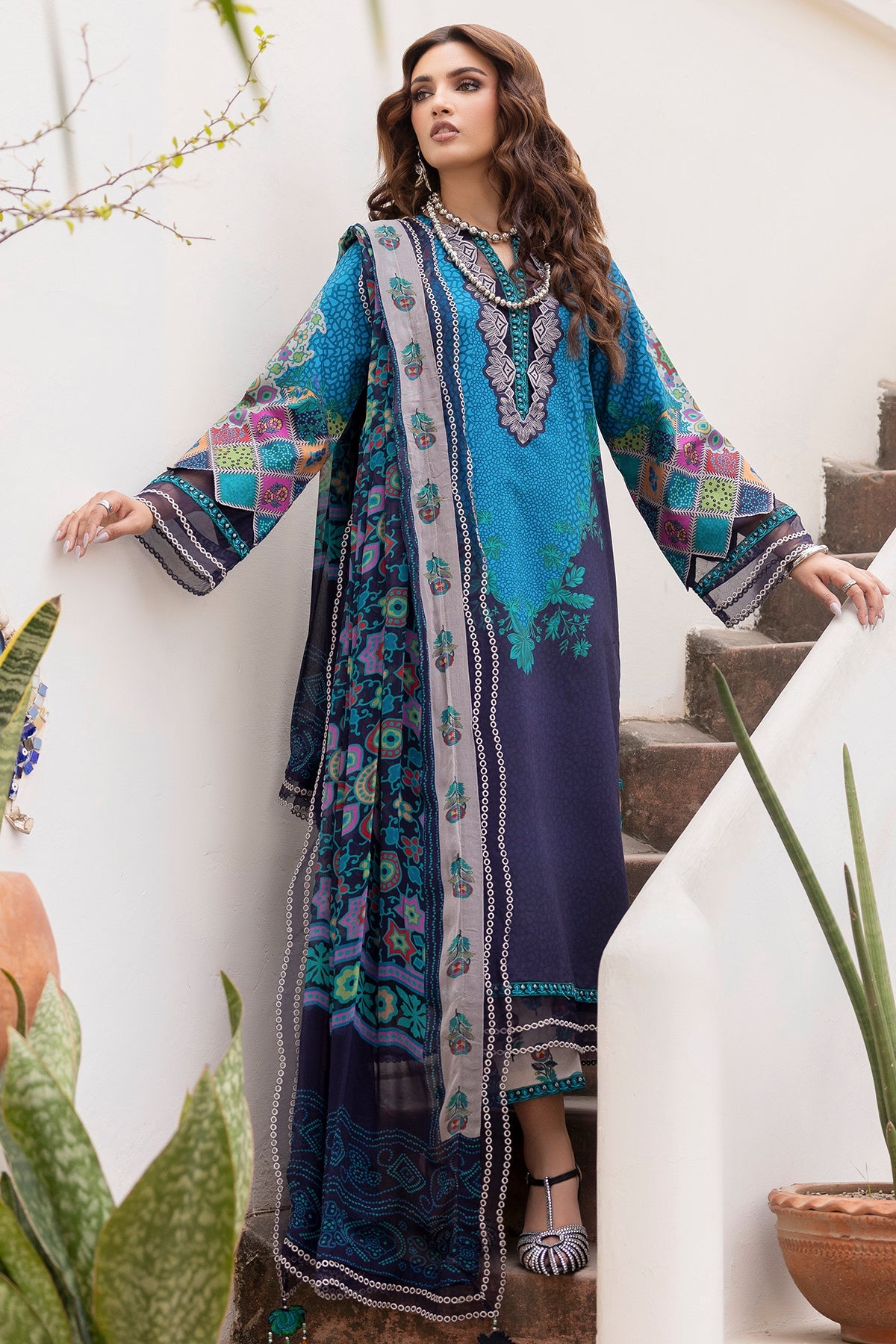 Charizma | Andaaz Unstitched Lawn VOL 1 | CAD6-03