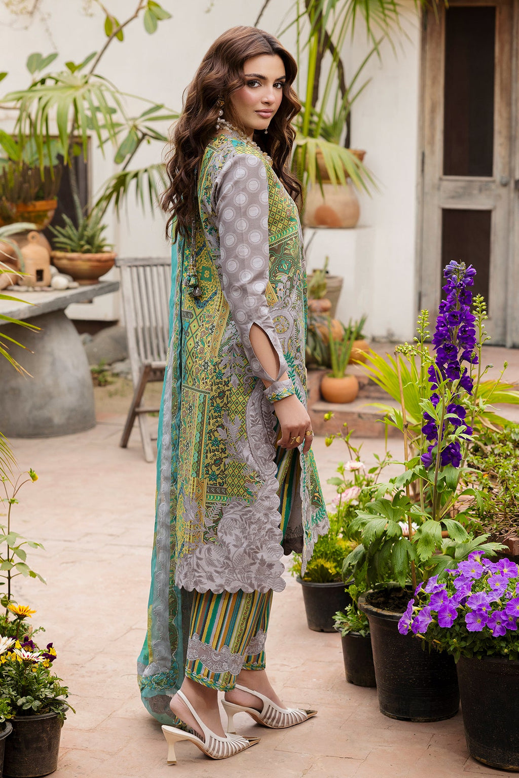 Charizma | Andaaz Unstitched Lawn VOL 1 | CAD6-06