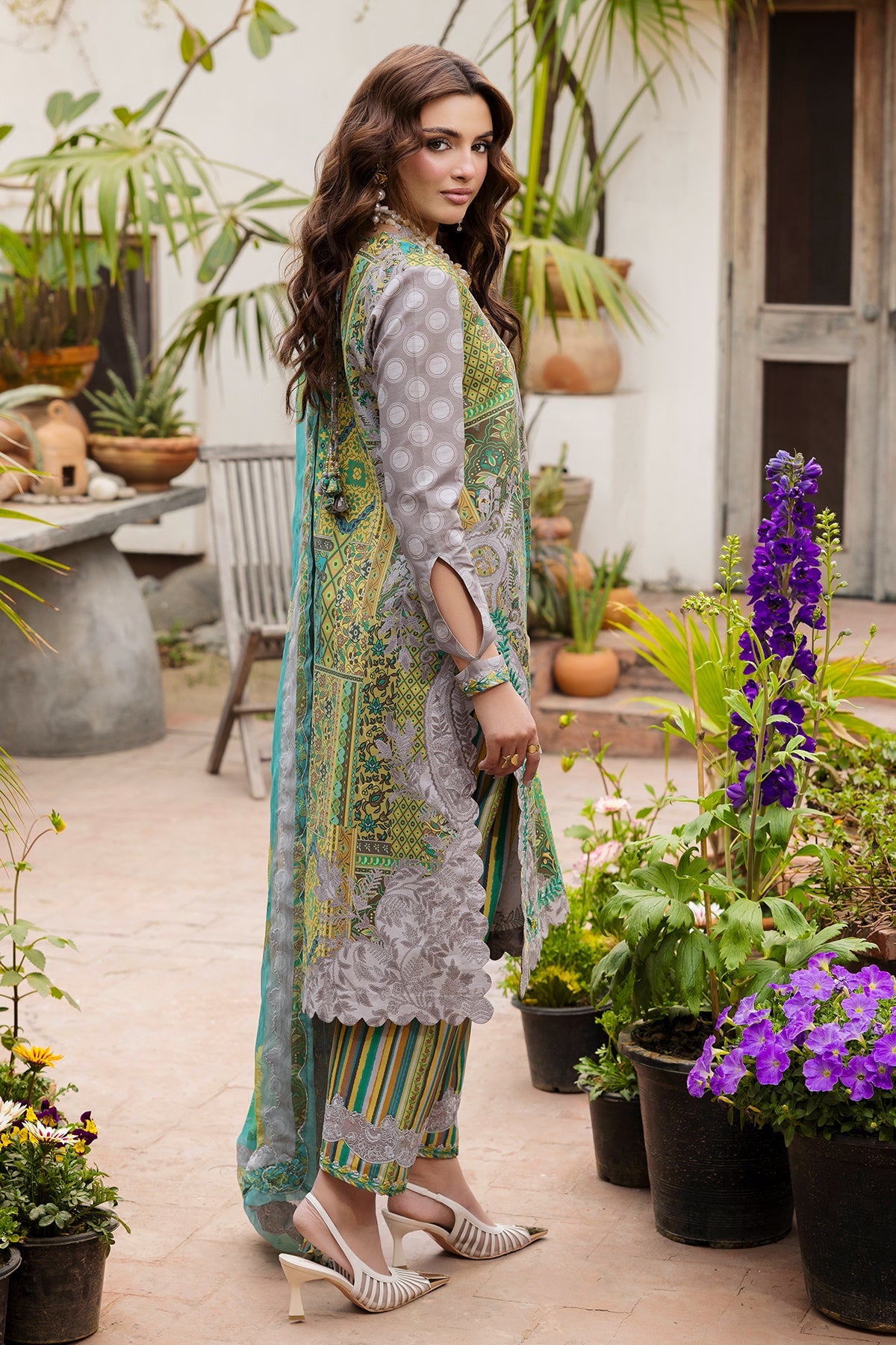 Charizma | Andaaz Unstitched Lawn VOL 1 | CAD6-06